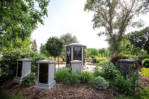 MIKAELA MACKENZIE / WINNIPEG FREE PRESS


Columbaria at Brookside Cemetary on Tuesday, June 27, 2023.  City cemetaries are looking to recieve additional funding earmarked for them early after they expect to run out of columbarium space by 2024. For Malak story.
Winnipeg Free Press 2023