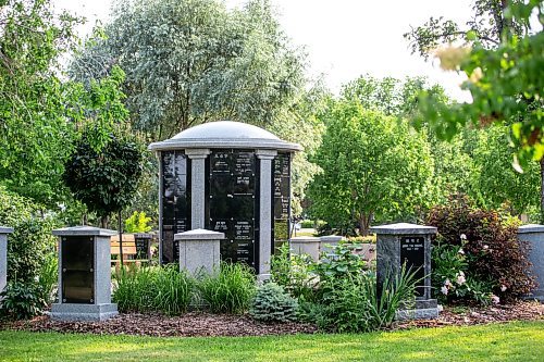 MIKAELA MACKENZIE / WINNIPEG FREE PRESS


Columbaria at Brookside Cemetary on Tuesday, June 27, 2023.  City cemetaries are looking to recieve additional funding earmarked for them early after they expect to run out of columbarium space by 2024. For Malak story.
Winnipeg Free Press 2023