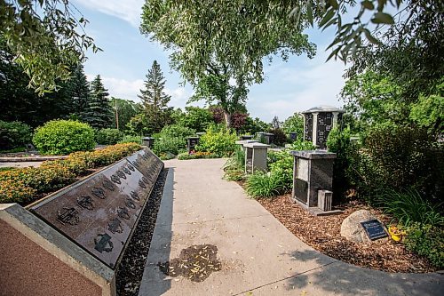 MIKAELA MACKENZIE / WINNIPEG FREE PRESS


Columbaria at Brookside Cemetary on Tuesday, June 27, 2023.  City cemetaries are looking to recieve additional funding earmarked for them early after they expect to run out of columbarium space by 2024. For Malak story.
Winnipeg Free Press 2023