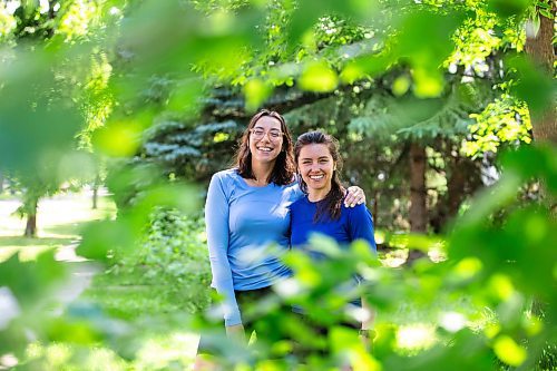 MIKAELA MACKENZIE / WINNIPEG FREE PRESS


Katrina Zborowsky (left) and Chantal MacLean, who ran the Mantario Trail in just over 24 hours, pose for a photo on Thursday, June 29, 2023.   For AV Kitching story.
Winnipeg Free Press 2023