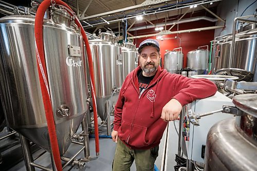 MIKE DEAL / WINNIPEG FREE PRESS
Devil May Care co-owner Colin Koop at his brewery at 155-A Fort Street.
New downtown businesses say vandalism has exacerbated money woes downtown businesses are already facing.
See Malak Abas story
230703 - Monday, July 03, 2023.