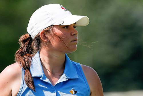 JOHN WOODS / WINNIPEG FREE PRESS
Cala Korman tees off at the Manitoba Junior Golf Championships in Teulon Monday, July 3, 2023. 

Reporter: donald