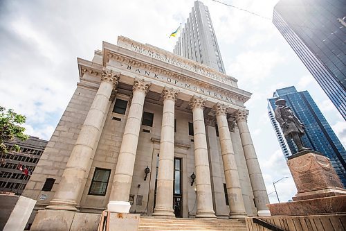 MIKAELA MACKENZIE / WINNIPEG FREE PRESS

The old Bank of Montreal building at Portage and Main on Tuesday, July 4, 2023. For biz story.
Winnipeg Free Press 2023.