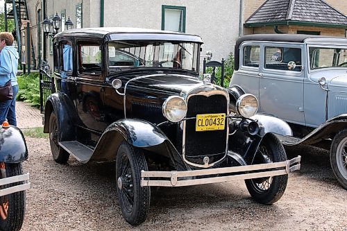 A 1930 Model A four-door Sedan owned by Souris’ Pat and Carman Tufts, sits at the Daly House Museum on Wednesday. (Michele McDougall/The Brandon Sun)