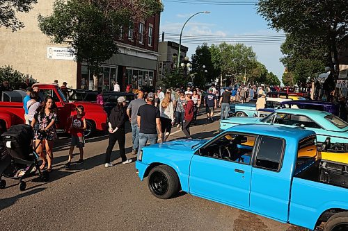 06072023
Brandonites and westman residents took in the Brandon and Area Car Enthusiasts (BACE) Cruise Night in Downtown Brandon on a sunny Thursday evening, checking out all the vehicles on display. 
(Tim Smith/The Brandon Sun)