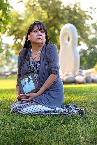 RUTH BONNEVILLE / WINNIPEG FREE PRESS

Local - MMIWG profile Cherisse Houle

Photographs of  Barb Houle (mom) and Linda English (Foster Mom) as they sat looking out at the Red River, a photo of Cherisse and sharing  tears, hugs and even laughter.  Also photos of them as they offer tobacco at the monument.  

Met with  Barb Houle (mom) and Linda English (Foster Mom), at the Forks near the MMIWG monument and captured them spending time together.  They are very close and act like sisters when together.  

Cherisse is one of Canada&#x2019;s estimated 4,000 missing and murdered Indigenous women and girls.

SKED: Cherisse Diane Marie Houle was born on July 7, 1991. She was the fourth of Barb Houle&#x2019;s children. She was an easygoing baby with twinkly brown eyes who loved to play and laugh, and she was especially fond of her big sister, Jessica, who was only a year-and-a-half older.


June 25th, 2023

