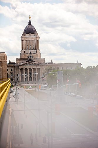 MIKAELA MACKENZIE / WINNIPEG FREE PRESS

The Manitoba Legislative Building, which will be closed off for the premier&#x2019;s conference next week, on Friday, July 7, 2023.  For &#x2014; story.
Winnipeg Free Press 2023.