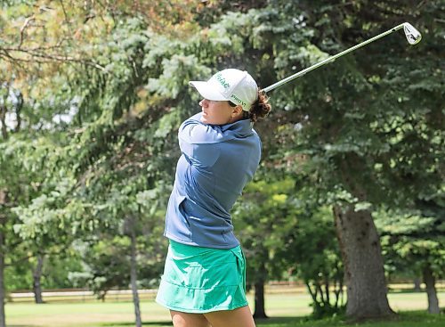 Mike Thiessen / Winnipeg Free Press 
Crystal Zamzow during the Diamond Athletic Women&#x2019;s Amateur Championships at Pine Ridge Golf Club. For Joshua Sam-Frey. 230710 &#x2013; Monday, July 10, 2023