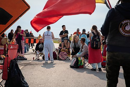 JESSICA LEE / WINNIPEG FREE PRESS

Protestors are photographed at Brady Landfill July 14, 2023.

Reporter: Chris Kitching