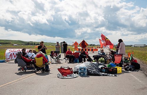 JESSICA LEE / WINNIPEG FREE PRESS

The Brady Landfill blockade is photographed July 15, 2023.

Reporter: Cierra