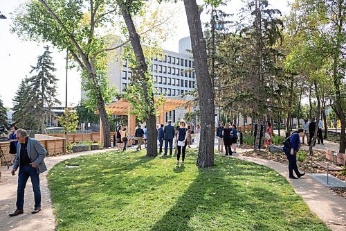 Mike Thiessen / Winnipeg Free Press 
The Will and Mavis Tishinski Tranquility Trail at Victoria Hospital is designed to foster mental wellness for patients and visitors of the hospital. For Tessa Adamski. 230720 &#x2013; Thursday, July 20, 2023