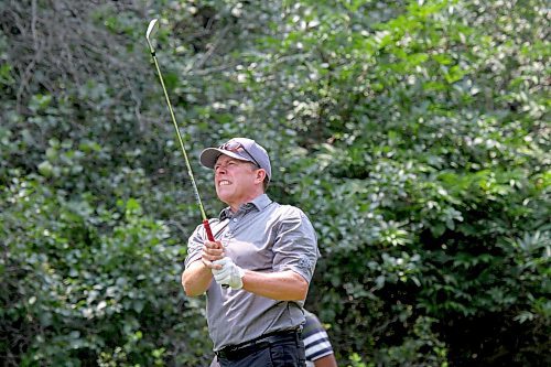 Five-time champ Todd Fanning, 55, is two shots behind. (Thomas Friesen/The Brandon Sun)