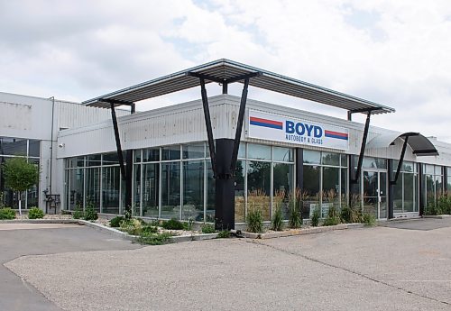Mike Thiessen / Winnipeg Free Press 
A new Boyd Autobody and Glass is going up at the southeast corner of Portage Avenue and Moray Street. 230726 &#x2013; Wednesday, July 26, 2023