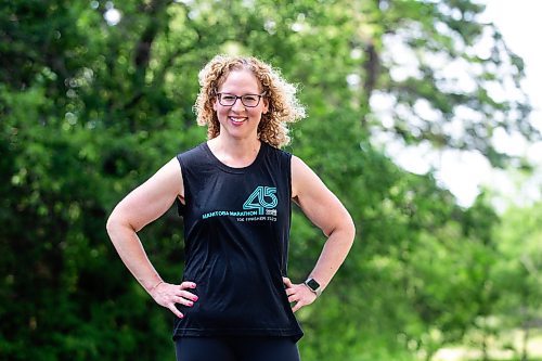 MIKAELA MACKENZIE / WINNIPEG FREE PRESS

Stacey Bazak, who has come to love running while also losing 100 pounds, at Assiniboine Park on Wednesday, July 26, 2023. For Sabrina Carnevale story.
Winnipeg Free Press 2023