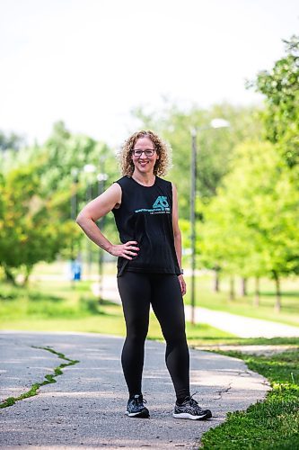 MIKAELA MACKENZIE / WINNIPEG FREE PRESS

Stacey Bazak, who has come to love running while also losing 100 pounds, at Assiniboine Park on Wednesday, July 26, 2023. For Sabrina Carnevale story.
Winnipeg Free Press 2023