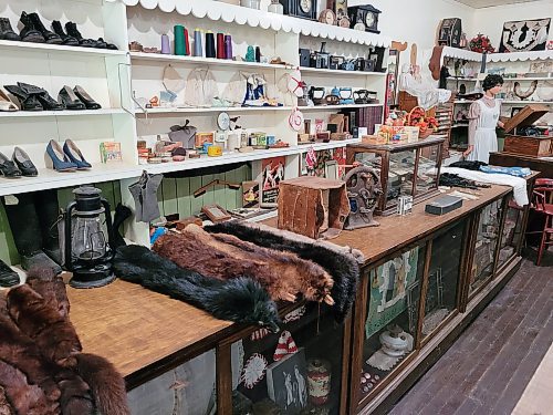 The inside of the general store at Homesteaders' Village at the Threshermen's Reunion & Stampede in Austin, Man. (Miranda Leybourne/The Brandon Sun)