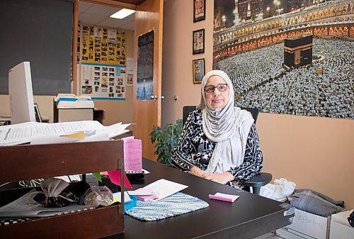 Mike Thiessen / Winnipeg Free Press 
Shahina Siddiqui, volunteer executive director of the Islamic Social Services Association. ISSA is holding an open house and discussion about Islam at the Winnipeg Central Mosque on August 3. For Brenda Suderman. 230727 &#x2013; Thursday, July 27, 2023