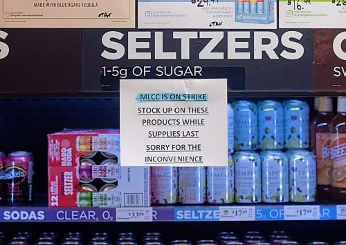 Mike Thiessen / Winnipeg Free Press 
Sales have gone through the roof at Norwood Beer Store, but the vendor is having trouble maintaining stock as a result of the Manitoba Liquor and Lotteries Commission strike. For Malak Abas. 230802 &#x2013; Wednesday, August 2, 2023