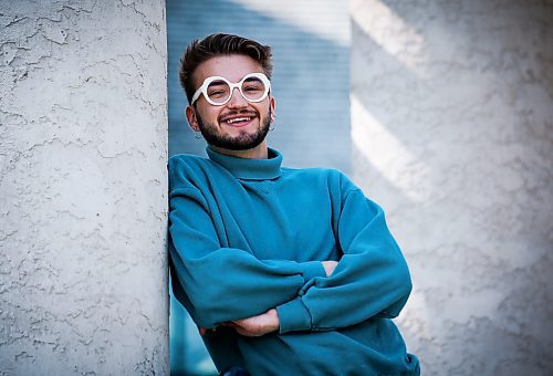 JOHN WOODS / WINNIPEG FREE PRESS
Kyle Briscoe, an opera and pop singer who has just released a new EP, and is heading to McGill for a masters degree in voice later this month, is photographed at Assiniboine Park in Winnipeg, Monday, August 7, 2023. 

Reporter: small