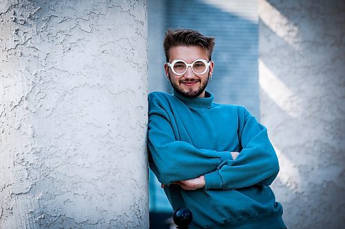 JOHN WOODS / WINNIPEG FREE PRESS
Kyle Briscoe, an opera and pop singer who has just released a new EP, and is heading to McGill for a masters degree in voice later this month, is photographed at Assiniboine Park in Winnipeg, Monday, August 7, 2023. 

Reporter: small