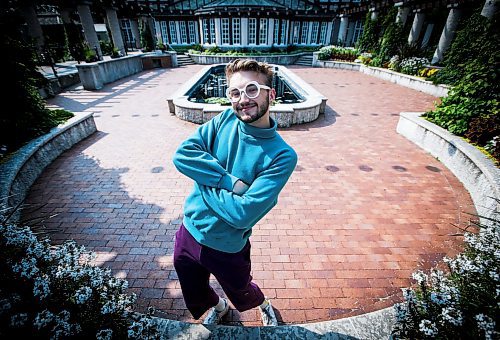 JOHN WOODS / WINNIPEG FREE PRESS
Kyle Briscoe, an opera and pop singer who has just released a new EP, and is heading to McGill for a masters degree in voice later this month, is photographed at Assiniboine Park in Winnipeg, Monday, August 7, 2023. 

Reporter: small