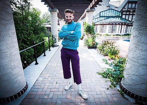 JOHN WOODS / WINNIPEG FREE PRESS
Kyle Briscoe, an opera and pop singer who has just released a new EP, and is heading to McGill for a masters degree in voice later this month, is photographed at Assiniboine Park in Winnipeg, Monday, August 7, 2023. 

Reporter: small