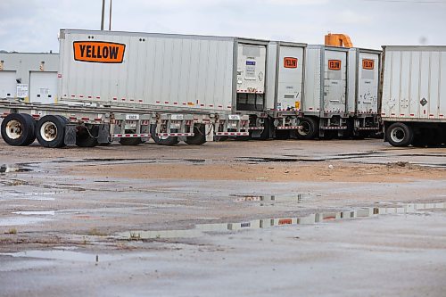RUTH BONNEVILLE / WINNIPEG FREE PRESS

Biz  Yellow Corp.

Row of Yellow Corp.truck trailers at a yard on Shepperd and Inkster Friday.  Story about them filing for bankruptcy.

See Cash story.

August 11th,  2023

