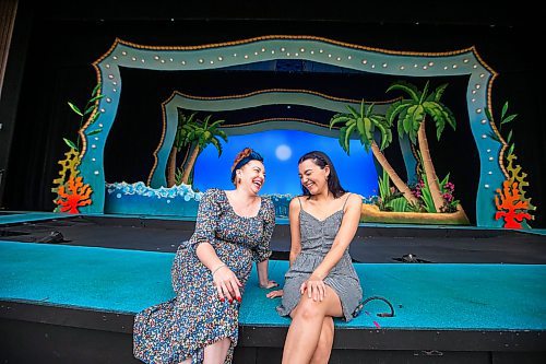 MIKAELA MACKENZIE / WINNIPEG FREE PRESS

Laura Olafson (left, playing Ursula) and Julia Davis (playing Ariel) at Rainbow Stage on Monday, Aug. 14, 2023. The two of them will get the chance to put their own spin on the classic characters in Rainbow Stage's adaptation of the Little Mermaid. For Ben Waldman story.
Winnipeg Free Press 2023