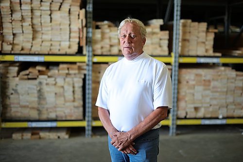 14082023
Wes Norosky, president of South End Lumber-Timbermart, at his warehouse in Brandon. 
(Tim Smith/The Brandon Sun)