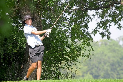 Brandon's Uli Moller won the Westman Junior Golf Tour 18-and-under title at Oak Island Resort on Tuesday. (Thomas Friesen/The Brandon Sun)
