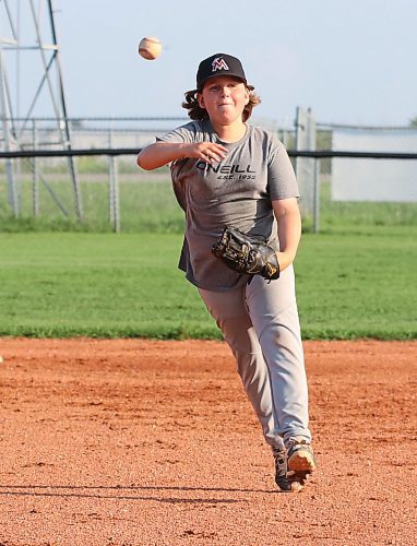 Eli Cummings-Ursel pitched well at the Tier 2 provincial championship, which allowed the Brandon Marlins to take a trip to Kelowna this weekend. (Perry Bergson/The Brandon Sun)