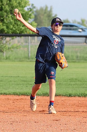 Grayson Rome is one of the aces for the Brandon Marlins as they prepare to begin play at the Western Canadian Baseball Championship in Kelowna on Friday. (Perry Bergson/The Brandon Sun)