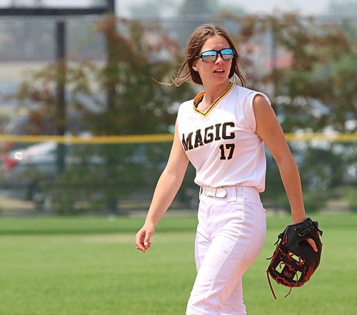 Westman Magic under-17 shortstop Kylan Solomon of Shoal Lake said the team is ideally situated in the Western Canadian championship to enjoy some success. (Perry Bergson/The Brandon Sun)