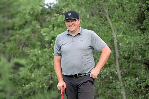 Dustin Dyck spent 10 days in the hospital with myocarditis last month, then battled back from a 7-over 79 to qualify for the Tamarack golf tournament championship flight with a 67 on Sunday. (Thomas Friesen/The Brandon Sun)