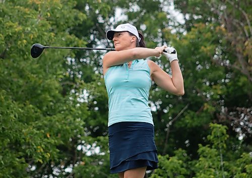 Mike Thiessen / Winnipeg Free Press 
Charmaine Hayden plays in the Women&#x2019;s City and District Championship at the Selkirk Golf Course and Country Club. For Joshua Sam-Frey. 230822 &#x2013; Tuesday, August 22, 2023