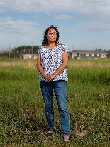 Daniel Crump / Winnipeg Free Press. Vivian Caron, of Lake St. Martin First Nation, is the mother of Evan Caron, an indigenous man who was shot and killed by police in Winnipeg in 2017. June 17, 2023.