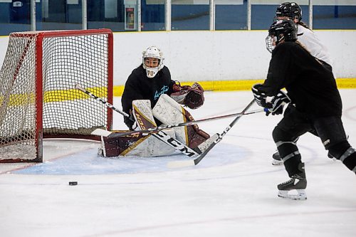 MIKE DEAL / WINNIPEG FREE PRESS
Sisters Hanna (goalie) and Larissa Pagdato (not pictured) will be representing Team Philippines at the Union women's ice hockey tournament in the United Arab Emirates next month.
See Josh Frey-Sam story
230824 - Thursday, August 24, 2023.