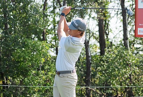 Mike Thiessen / Winnipeg Free Press 
Travis Fredborg, one of three Manitobans among 156 golfers, plays in the PGA Canada Fortinet Cup Championship. For Mike McIntyre. 230824 &#x2013; Thursday, August 24, 2023