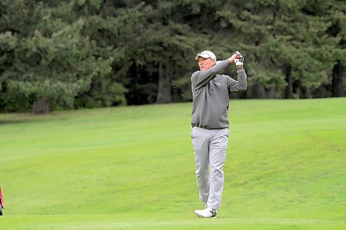 Kevin Ziolkowski defeated Ron Cornell 2 and 1 in the Tamarack golf tournament masters men's semifinals at Clear Lake Golf Course on Friday. (Photos by Thomas Friesen/The Brandon Sun)