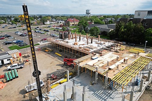 25082023
Construction to expand the Brandon Regional Health Centre continues on Friday. 
(Tim Smith/The Brandon Sun)