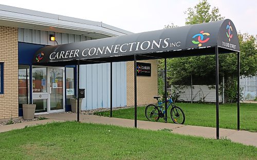 The exterior of Career Connections Inc., 710 – 3rd Street in Brandon on Monday. (Michele McDougall/The Brandon Sun)

