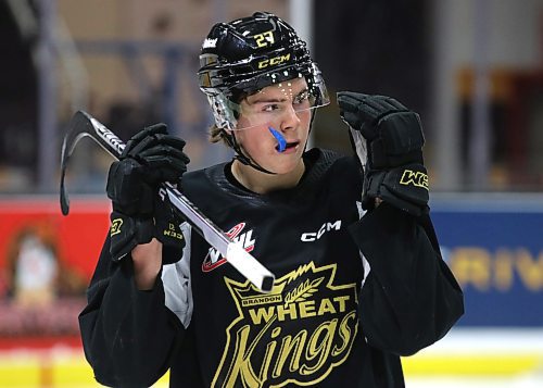 Brandon Wheat Kings defenceman Luke Shipley joined the Brandon Wheat Kings after a deal with the Victoria Royals last November. He will be counted on in his 19-year-old season. (Perry Bergson/The Brandon Sun)