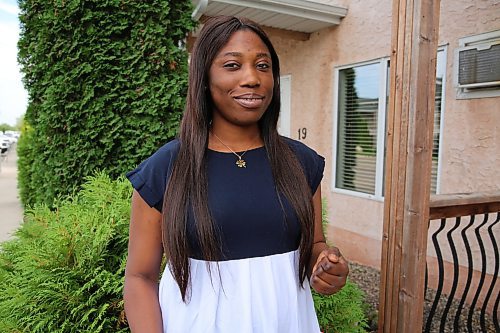 Brandon resident Ifeoma Onwukwe, who just moved to Brandon with her family in June, says a hydro increase will impact her family "because my husband is the only one who works and has to pay all the bills.” (Abiola Odutola/The Brandon Sun)