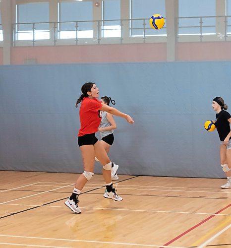 Mike Thiessen / Winnipeg Free Press 
Naomi Unger is one of the new recruits on the University of Winnipeg Wesmen women&#x2019;s volleyball team. For Mike Sawatzky. 230830 &#x2013; Wednesday, August 30, 2023