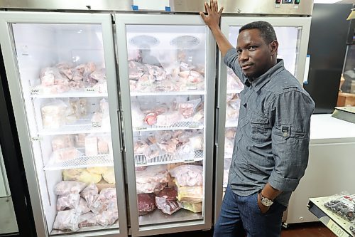 Trinity Meat & Food Place co-founder Olatoye Olaosebikan (Abiola Odutola/The Brandon Sun)