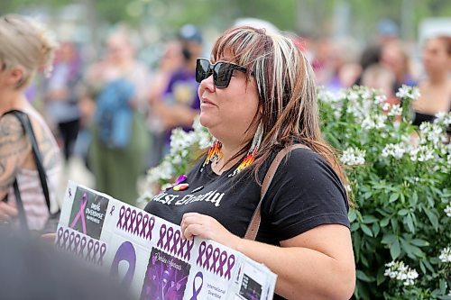 RUTH BONNEVILLE / WINNIPEG FREE PRESS

LOCAL - OD RALLY

Angela Brass, with Ka Ni Kanichihk, tears up as she listens to speakers at event. 

International Overdose Awareness Day took place at Legislature steps with Arlene Last-Kolb from MSTH and OAM speaking, along with other supporters Thursday. 

August 31st, 2023

