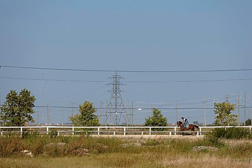 MIKE DEAL / WINNIPEG FREE PRESS
Jockey Tim Tarasenco on Dunn Rite, being trained by Shaun Morin, Friday morning at the Assiniboia Downs.
See George Williams story
230901 - Friday, September 01, 2023.