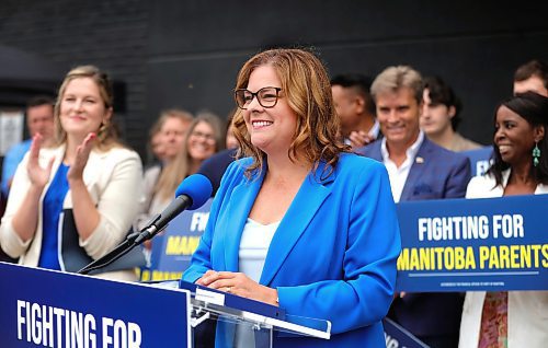 RUTH BONNEVILLE / WINNIPEG FREE PRESS

PC Leader Heather Stefanson and candidates make a campaign announcement at a press conference held outside Food Fare, 2285 Portage Ave. Tuesday. 


Sept  5th, 2023

