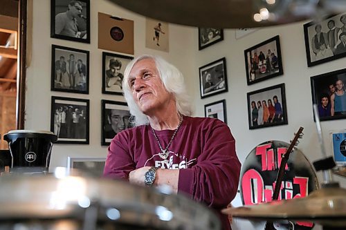RUTH BONNEVILLE / WINNIPEG FREE PRESS

INTERSECTION - drummer

Portraits of local drummer, Len Fidkalo, with his drum kit, the same one he's been banging away on for 50-plus years, with walls of memorabilia in his basement, chronicling his long, colourful career.

What: This is for a profile piece on Len, a local rock'n'roll legend who's celebrating a few milestones - it's 65 years since Len, whose buddies back in the day were Cummings, Bachman, etc. etc., started drumming for a band - he was 10 when he was enlisted to join a group of 15-year-olds, the Untouchables; it's been five years since he joined Five Shades of Grey, a classic rock troupe and it's been 50 years since he touched a drop of liquor - he was a horrible drunk back in the day, one of the reasons the Quid, a group many expected to follow in the Guess Who's footsteps, broke up too soon 


Sept  6th, 2023

