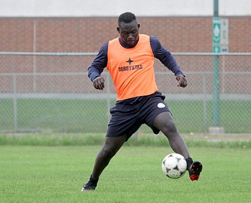 Frank Adjei is set to take a step as a full-time starter in the Bobcats' midfield in 2023. (Thomas Friesen/The Brandon Sun)